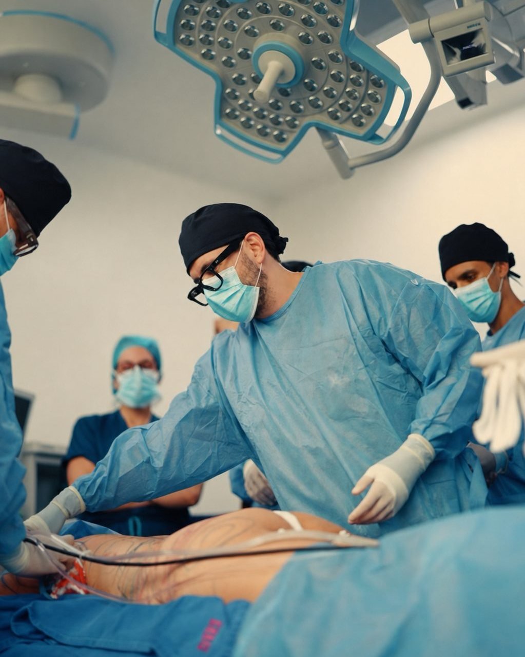 Male high-definition liposuction: anatomical abdominal marking in Bogotá, Colombia
